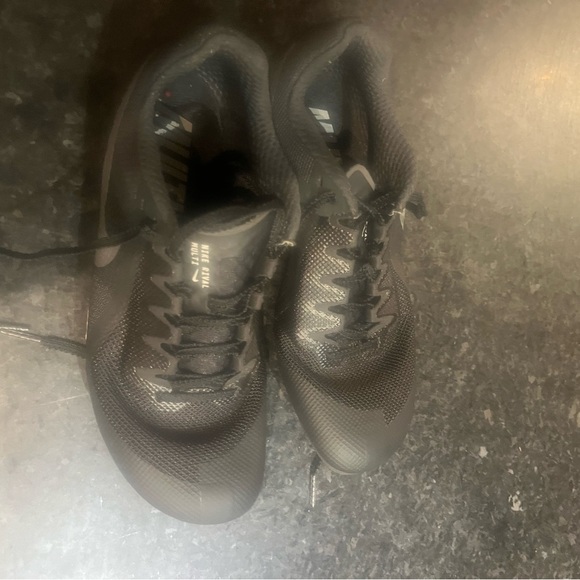 Nike Black and Silver Running Spikes - Picture 2 of 10